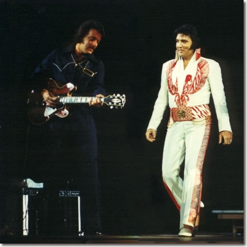JElvis Presley and John Wilkinson in the 1970s.