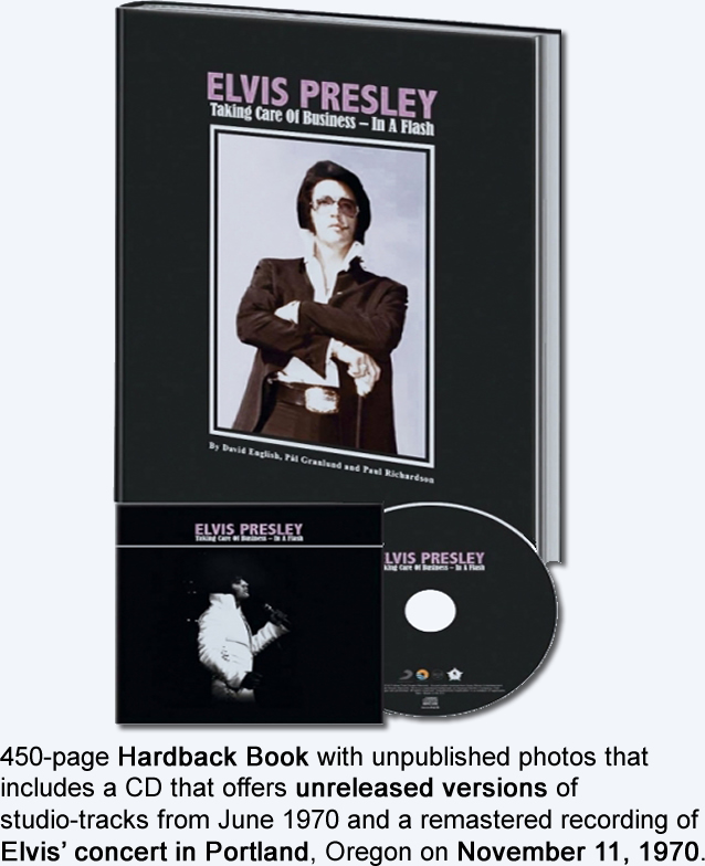Elvis : 'Taking Care Of Business - In A Flash' Hardcover Book and CD