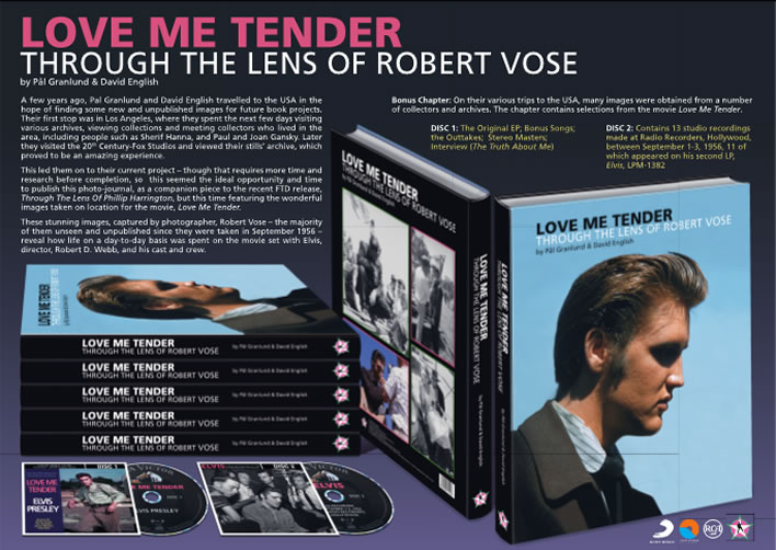Elvis: Love Me Tender - Through The Lens Of Robert Vose Hardcover Book | FTD | Elvis Presley