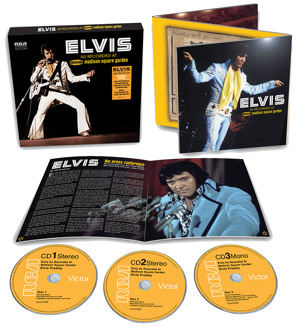 'Elvis As Recorded At Madison Square Garden' 3-CD Box Set