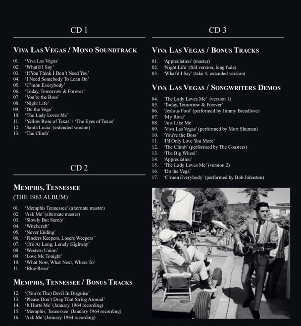'The Making of Viva Las Vegas' Books and CD Set from FTD | CD Tracklisting.