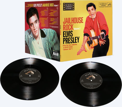 Elvis - Jailhouse Rock Vol. 2' limited edition 2 LP Record Set.